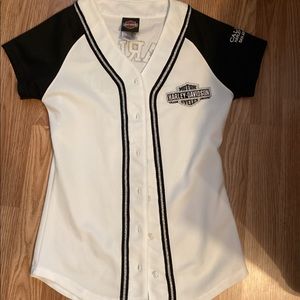 Harley Davidson button jersey